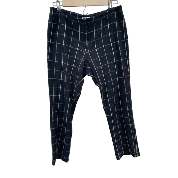 J. Jill Pants - J. Jill Premium BiStretch Window Pane Plaid Ankle Straight Leg Pants 10